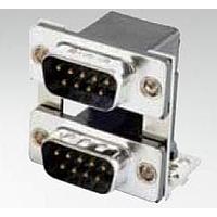 Amphenol CONEC 163A15359X Dual Port D-Sub Connectors DSUB PREC MCHND CNT 15.88mm SPACING ANG