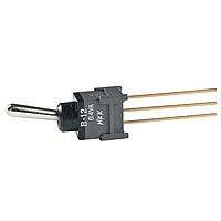 NKK Switches B12AW Toggle Switches SPDT ON-ON .394 BAT EXTENDED PC .4VA
