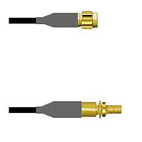 Amphenol Custom Cable Q-3D03Q0008108i RF Cable Assemblies SMA-SP/SMB-SJB RG58 108I