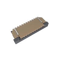 Amphenol FCI SFW10R-2STAE1LF Board Mount 1.00mm Flex Connector, SFW-R series, 10 Position, Top side Contact, Side Entry Surface Mount ZIF Connector, Lead Free, Selective Gold plated Terminals with Tin-plate Solder-tail.