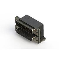 EDAC 663-025-664-042 Dual Port D-Sub Connectors Right-angle Dual Port D-Sub Connector
