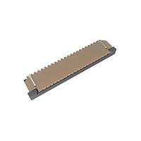 Amphenol FCI SFW21R-2STAE1LF FFC & FPC Connectors 1.00mm Flex Connector, SFW-R series, 21 Position, Top side Contact, Side Entry Surface Mount ZIF Connector, Lead Free, Selective Gold plated Terminals with Tin-plate Solder-tail.