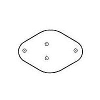 Aavid 4103G Thermally Conductive Insulators Insulator for TO-3, Aluminum Oxide Ceramic, 1.91mm Thickness, 39.70mm
