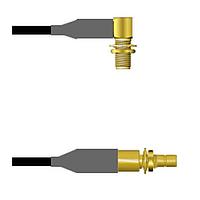 Amphenol Custom Cable Q-2R03Q0008144i RF Cable Assemblies SMA-RJB/SMB-SJB RG58 144I