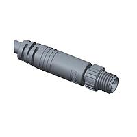 Amphenol LTW 8-03AMMM-SL7A10 Sensor Cables / Actuator Cables M8 Circular Metric Connector, A Code, Metal, 3A, 03 pins, Male Connector, Male Contact, Straight, Screw Thread, Overmolded, Length 10000mm, IP67 Mated