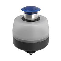 Banner Engineering OS80PMMB1XBQ Push Turn OS80 Operator Station: Push Button, Blue; Momentary (Spring Return); 1-Color; Voltage: 12-30 V dc; Housing: Polycarbonate; IP40; Output: PNP 1 NO; Colors: Blue; 5-pin M12 Integral QD