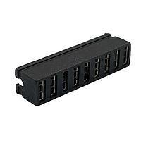 Adam Tech MSBG-06-G Shunt GANG SHUNT 6P 2.54MM PITCH