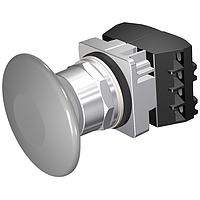 SIEMENS 52PM9V6G Pushbutton PUSHBUTTON,MOM,GRY,2 1/2" PLST,2POS,2NC