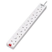 Tripp Lite PS6B35W Power Outlet Strips Tripp Lite Power Strip 6-Outlet British BS1363A Individually Switched 13A