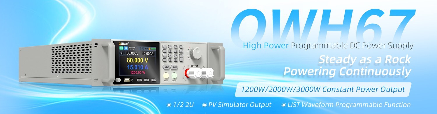 OWON OWH67 high-power programmable DC power supply series