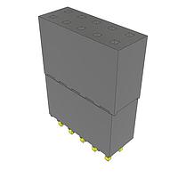 Samtec ESQ-105-58-G-D-LL Sockets Elevated Socket Strip