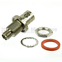 Fairview Microwave  SM4703 Bulkhead SMA Female to BNC Female Adapter (8 Ghz)