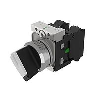 EAO 45-1828.2C90.001.401 Rotary Switches (45-1828.2C90.001.401) SELECTOR SWITCH/ M L-R SORT 90V WH 1NO SP