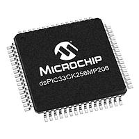 Microchip Technology DSPIC33CK256MP206-E/PT DSCs 16 Bit DSC, 256KB Flash, 24KB RAM, 100MHz, 28Pin, 3 OpAmp, 3 Comp, PTG