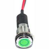 Mallory Sonalert FL1M-12FW-1-G24V Indicators LED GRN 12MM NUT 24VAC/DC