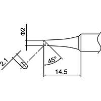 HAKKO T18-C2 Soldering Tip