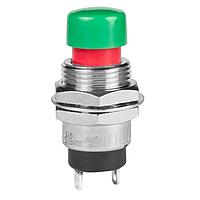 NKK Switches SB4011NOHC-2F Pushbutton Switches OFF(ON) SOLDER RED PLUNGER .394 GRN CAP