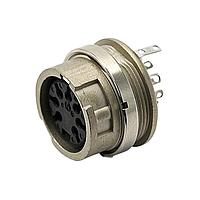 Amphenol Tuchel T 3437 100 Connectors REAR MOU STRT MALE 7C SILVER
