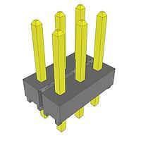 Samtec HTSW-102-07-G-T Pin Header High Temperature PCB Header Strips, 0.100" pitch