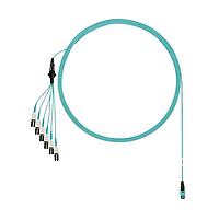 Panduit FXTRP8NUFSNF062 Fiber Optic Cable Assemblies OM3 12-fiber round harness cable, plenum