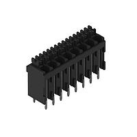 Wurth Elektronik 691410100008 Fixed Terminal Blocks WR-TBL 3.5mm pitch Monoblock THT Black Vertical Dual Pin cable entry Screwless Push In 8P