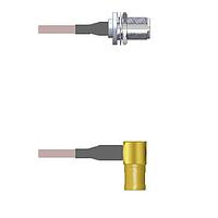 Amphenol Custom Cable Q-1Z03R0001060i RF Cable Assemblies N-SJB/SMB-RP G178 60I