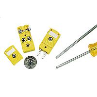 OMEGA GMP-J-F Low-Noise Miniature Thermocouple Connectors (J, ANSI, Miniature Female Thermocouple Connector)