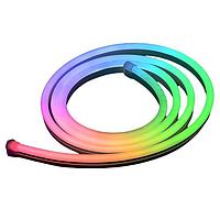 American Bright LED AB-FF024I8-19712-XA2-12S LED Flexible Strips 24VDC IP68 SIDE EMITTING DIFF ROPE LIGHT, 60LED/M, RGB+IC 4000K, 12"W/12"WIRES