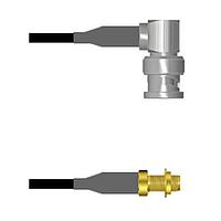 Amphenol Custom Cable Q-0E02Y0008072i RF Cable Assemblies BNC-RP/SMA-SJB RG58 72I