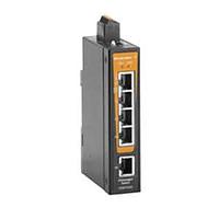 Weidmuller 2908070000 Unmanaged Ethernet Switches IE-SW-BLB-05-5GT Network switch, unmanaged, Gigabit Ethernet, Number of ports: 5x RJ45, IP30, -40 C...75 C