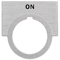 SIEMENS 52NL11 Legend Plate, On ACCESSORY, LEGEND ON