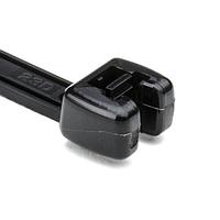 HellermannTyton 109-00109 - Q Tie, 16.1" Long, 50lb Tensile Strength, PA66HS, Black, 100/pkg
