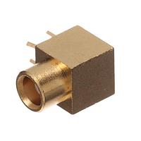 Radiall R113666000 PCB Receptacles MCX / RIGHT ANGLE JACK RECEPTACLE FOR PCB SOLDER LEGS