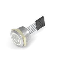 Alcoswitch - TE Connectivity 2342837-3 Pushbutton Switches AVC22L Flat S04 RGB RL 500mm/1x6