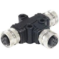 Bulgin PXPPVC12TSFF05AFBBFB T-Adapter M12 A-Coding 5 Pins T Splitter(M12*