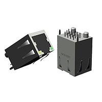 Abracon ARJE-0051-MBSB Modular Connectors / Ethernet Connectors RJ45 10/100/1000 Base-T 1x1 Vertical N/A Through Hole