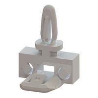 Essentra Components SMLCBS-7-01 Supports CB Spt,Side Mount,Natural,7/16 in Spc
