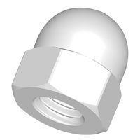 Essentra Components 0525020LCN Locking Cap Locking Cap Nut, 1/4-20 Thread, .475 Height