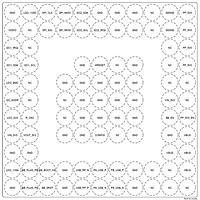 Texas Instruments TLC6983ZXLR LED Display Drivers 48x16 common cathode matrix LED display