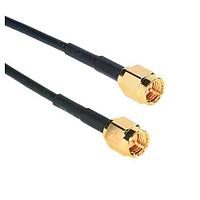 Amphenol Cables on Demand CO-174SMAX200-005 RF Cable Assemblies RG174/U SMA Male/Male, 5ft