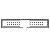 Amphenol Commercial Products G22F0101100S1HR Shrouded Box Header 1.27mm*1.27mm Pitch STR SMT,2x5Pin,G/F,LCP,W=5.0mm,5.6mm_5.5mm,T&R W/CAP,Halogen Free