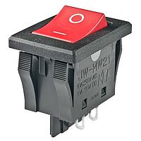 NKK Switches JWMW21RC1A Rocker Switches DPST TV5 RD CAP BLK BODY PANEL SEAL HORZ