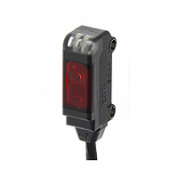 OMRON E3T-SR42 2M Ultracompact, Ultrathin Photoelectric Sensor with Built-in Amplifier (30-200 mm, Retro-reflective, NPN, Dark-ON)