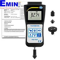 PCE T237-ICA Hand tachometer (99999 rpm, Incl. ISO Calibration Certificate)