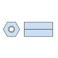 Heyco 12608 Spacers HSTM46-M20 NATURAL NYL Tapd Hex SPACER