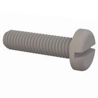 Essentra Components 011032P075PC Slotted Pan Slotted Screw, #10-32 Thread, 3/4 Lg