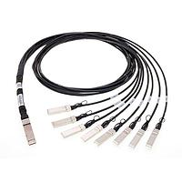 Molex 205856-3025 Ethernet Cables / Networking Cables QSFPDD-8zSFP 2.5M 28awg