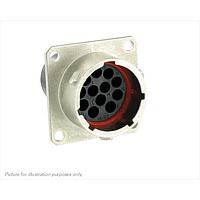 Eaton Souriau-Sunbank UT001492PWH Receptacles Male square flange receptacle IP67, 96 h salt spray, keying W