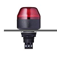 Auer Signal 801502313 Flashing Beacon IBM M22 panel mount LED steady/flashing beacon 230-240 V AC red, black