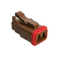 Amphenol SINE Systems AT06-2S-BRN 2-Way 2 Pin Plug